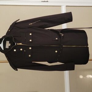 Michael Kors Black Lined Coat Size Xs